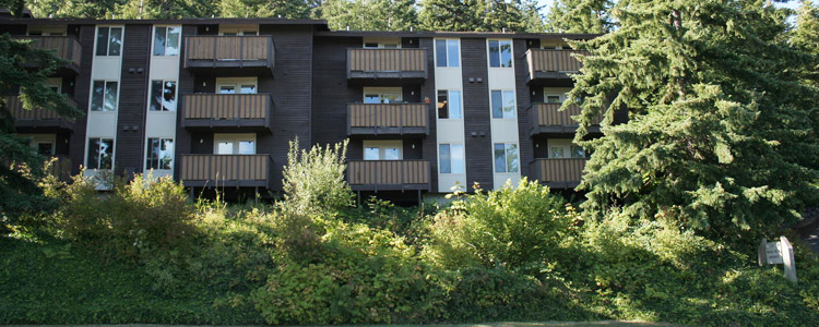 Exterior view of the Birnam Wood Apartments