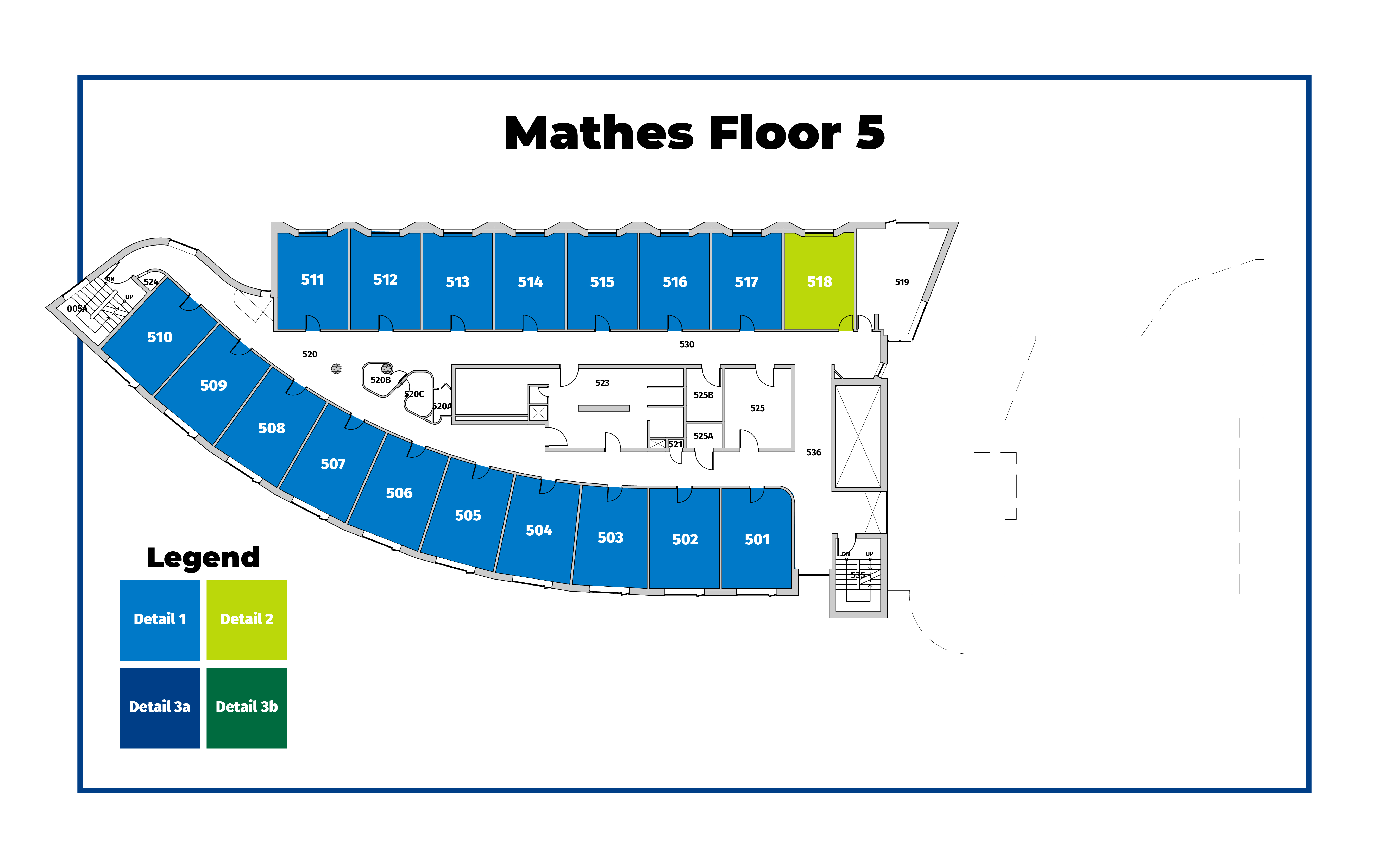 Floor Plan of Mathes Hall 