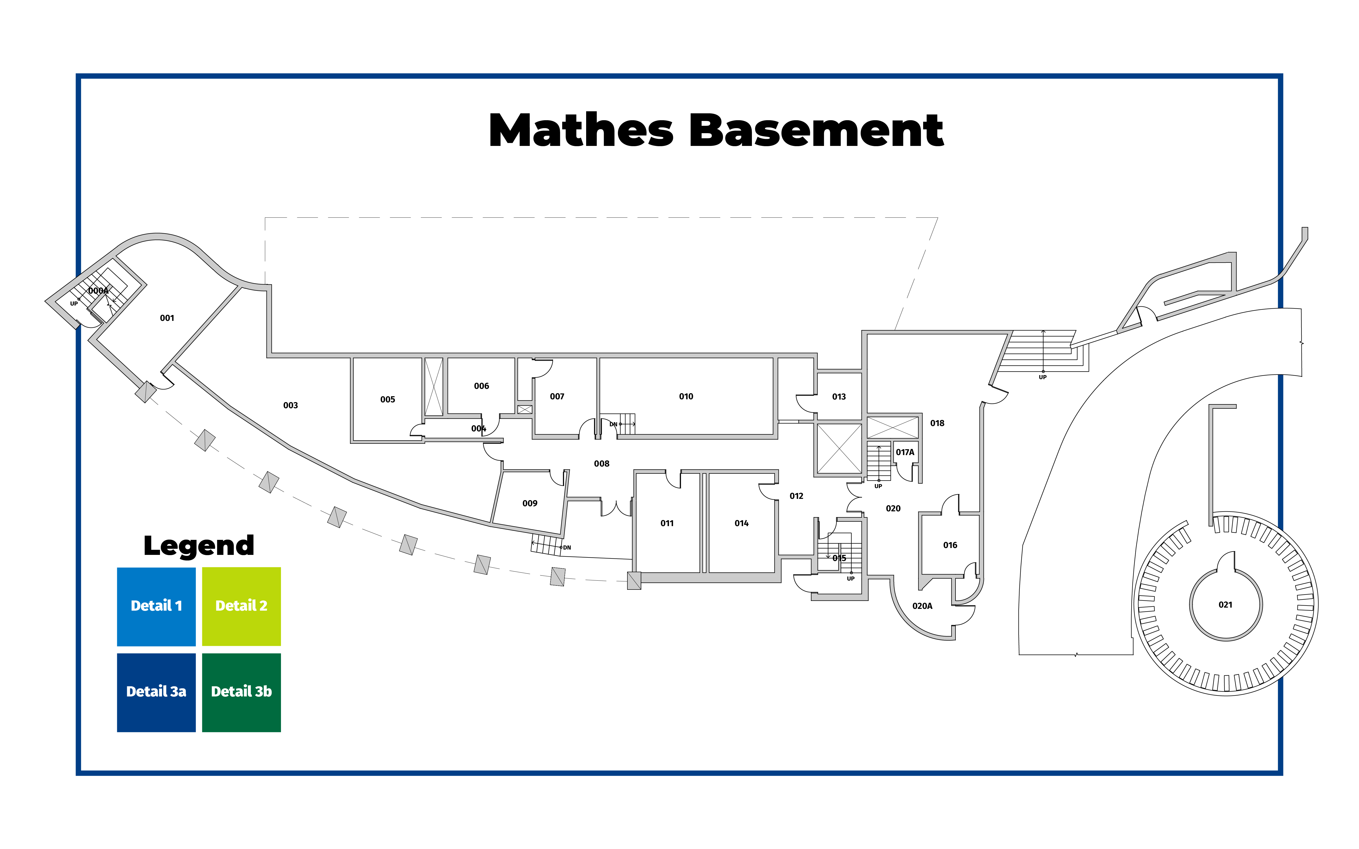 Floor Plan of Mathes Hall 