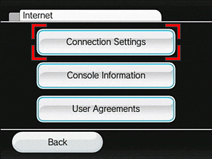 wii connection settings